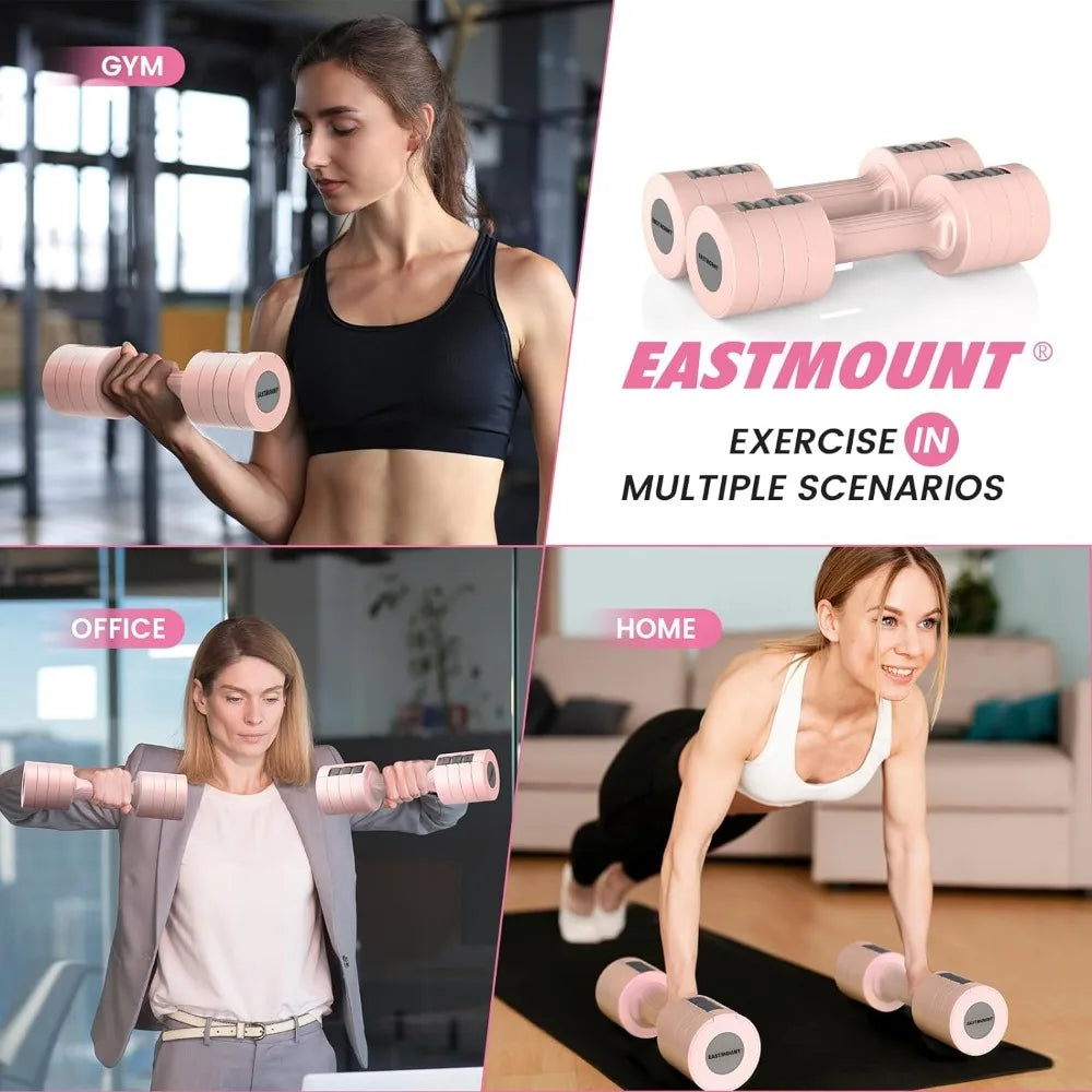 Adjustable Dumbbells for Women - 2lb-5lb