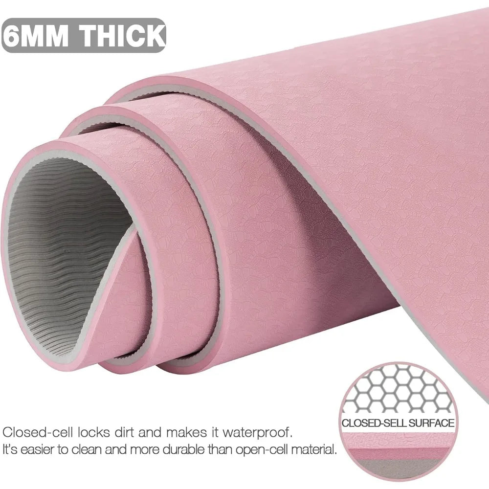 Large Yoga Mat for Men and Women