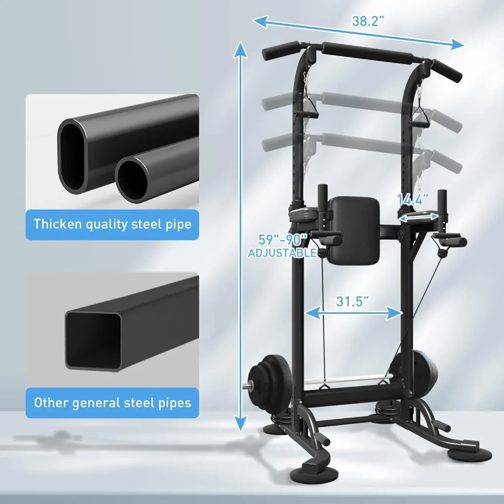 Power Tower with Backrest - Fitness Club