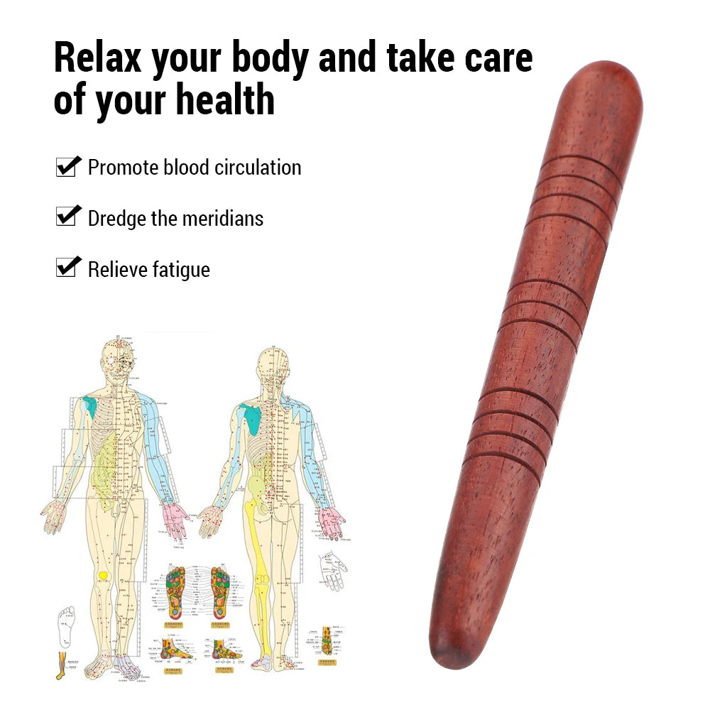 Wooden Massager Stick - Acupoint